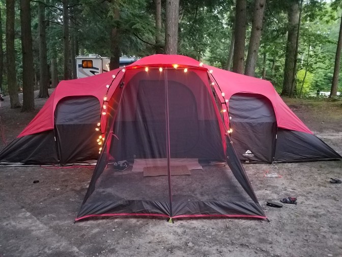 the tent